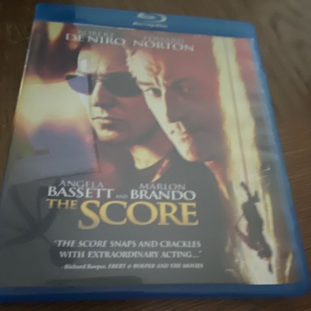 SCORE BLU-RAY WIDESCREEN R DE NIRO NORTON BRANDO BASSSETT THRILLER PARAMOUNT